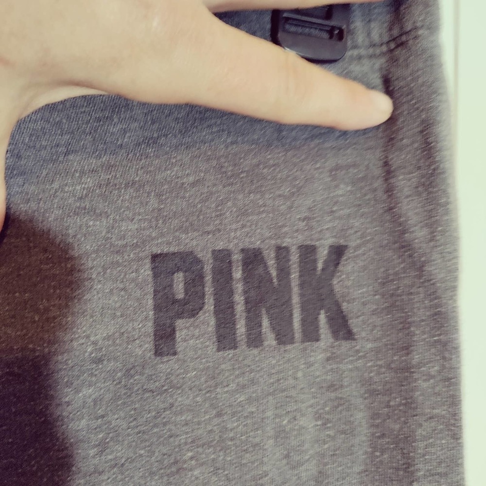 PINK victorias secret gray jogger size small - Picture 3 of 7